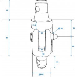 ALUTRUSS Tower hinge